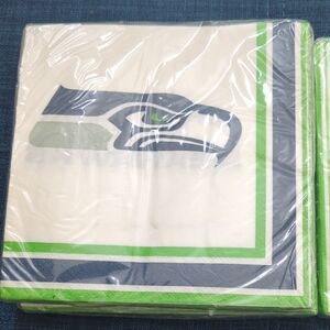 NFL Party Napkins - Seattle Seahawks Green, Blue, White